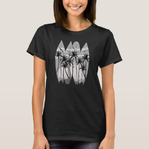 Zonnestraten van de zomerscheurpalmen t-shirt
