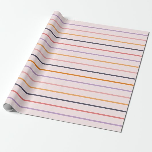Zonnestrepen Cadeaupapier (Uitgerold)