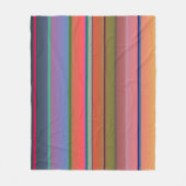 Zonnestrepen Fleece Deken (Voorkant)