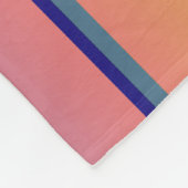 Zonnestrepen Fleece Deken (Hoek)