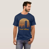 Zonnestrepen T-shirt (Voorkant volledig)