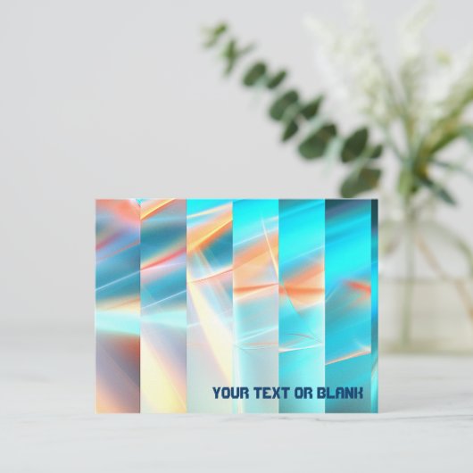 Zonnestrips Briefkaart (Staand voorkant)