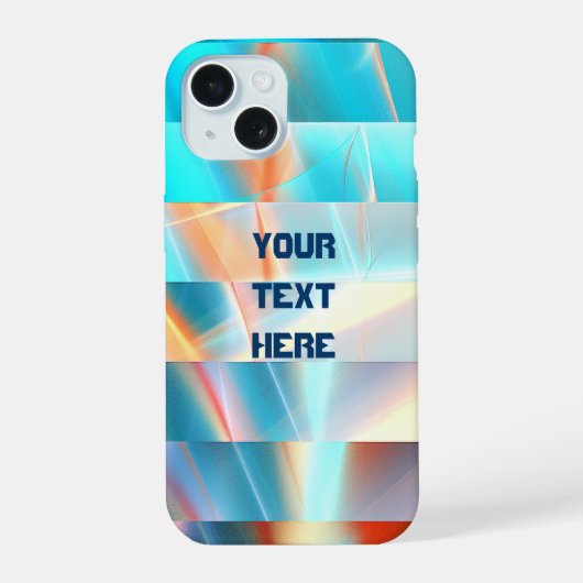 Zonnestrips iPhone 15 Case (Achterkant)