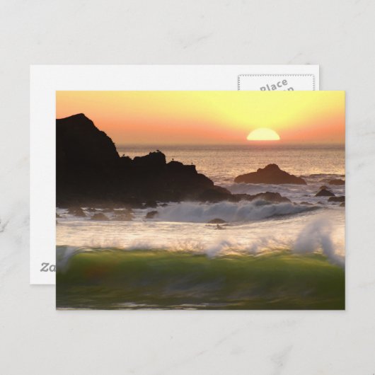 Zonnesurfer Briefkaart (Voorkant / Achterkant)