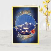 Zonnesympathie voor verlies moeder kaart (Gele Bloem)