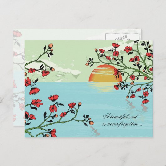 Zonnesympathiekaart Briefkaart (Voorkant / Achterkant)