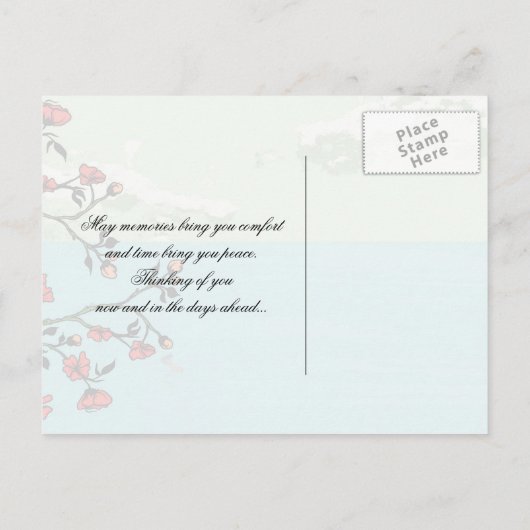 Zonnesympathiekaart Briefkaart (Achterkant)