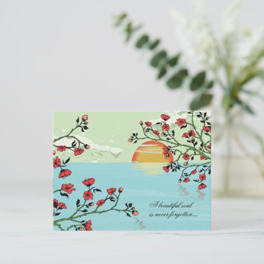 Zonnesympathiekaart Briefkaart (Staand voorkant)