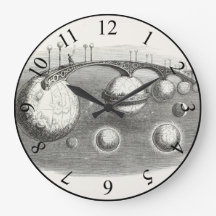  zonnesysteem zwart en wit surrealistisch