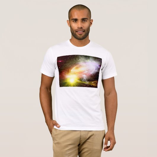 Zonnesysteemastronomie Mannen T-Shirt (Voorkant volledig)
