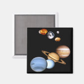 Zonnesysteemcentrales Magnet (Voorkant / Achterkant)