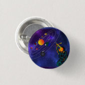 Zonnesysteeminstallaties Ronde Button 3,2 Cm (Voorkant /achterkant)
