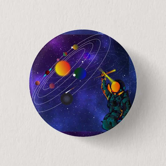 Zonnesysteeminstallaties Ronde Button 3,2 Cm (Voorkant)