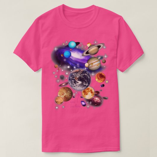 Zonnesysteeminstallaties T-shirt (Design voorkant)