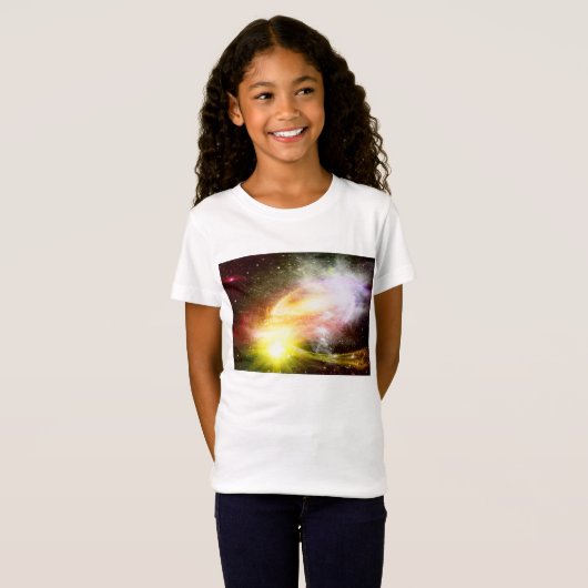 Zonnesysteemmeisjes T-Shirt (Voorkant volledig)