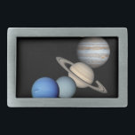 Zonnesysteemmontage Gesp<br><div class="desc">Nasa Space illustratie van het zonnestelsel met de planeten en de maan van de aarde.</div>