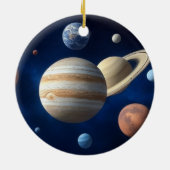 Zonnesysteemmontage Keramisch Ornament (Achterkant)