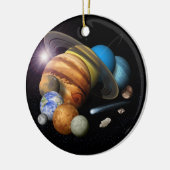 Zonnesysteemmontage Keramisch Ornament (Links)