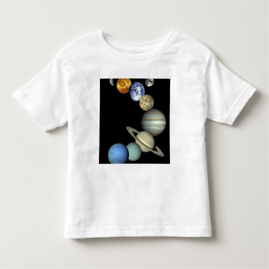 Zonnesysteemmontage Kinder Shirts (Voorkant)