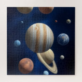Zonnesysteemmontage Legpuzzel (Horizontaal)