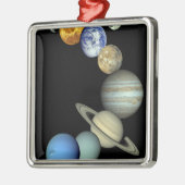 Zonnesysteemmontage Metalen Ornament (Links)