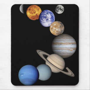 Zonnesysteemmontage Muismat