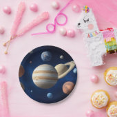 Zonnesysteemmontage Papieren Bordje (Feest)