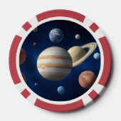 Zonnesysteemmontage Poker Chips (Achterkant)