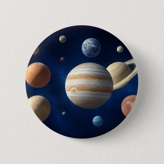 Zonnesysteemmontage Ronde Button 5,7 Cm (Voorkant)