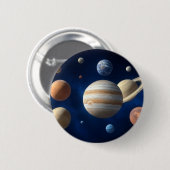 Zonnesysteemmontage Ronde Button 5,7 Cm (Voorkant /achterkant)