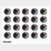 Zonnesysteemmontage Ronde Sticker (Vel)