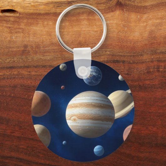 Zonnesysteemmontage Sleutelhanger (Voorkant)