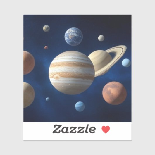 Zonnesysteemmontage Sticker (Vel)