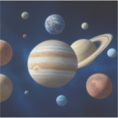 Zonnesysteemmontage Sticker (Voorkant)