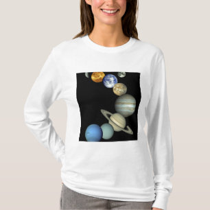 Zonnesysteemmontage T-shirt