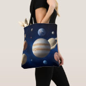 Zonnesysteemmontage Tote Bag (Dichtbij)