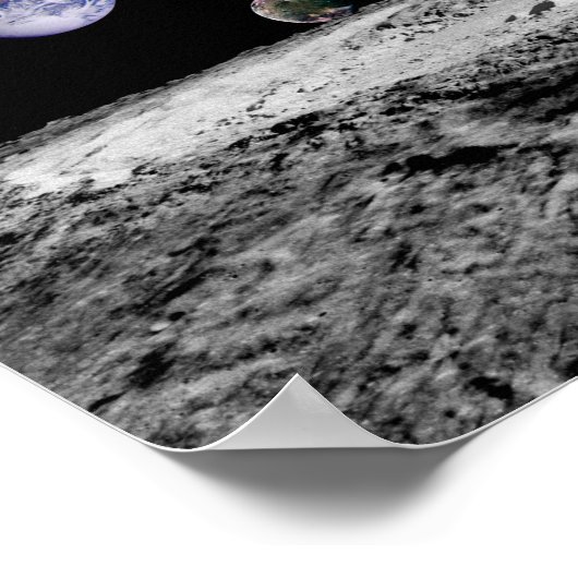 Zonnesysteemmontage van Voyager-Afbeeldingen Poster (Hoek)