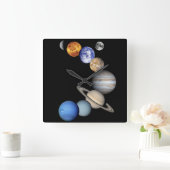 Zonnesysteemmontage Vierkante Klok (Huis)