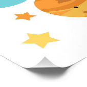 Zonnesysteemplaneten Ruimteeducatieve Homeschool Perfect Poster (Hoek)