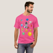 Zonnesysteemplaneten Wetenschap Ruimtevaartastrona T-shirt (Voorkant volledig)