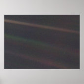 Zonnesysteemportret - Aarde als 'Bleke blauwe stip Poster (Voorkant)