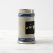 Zonnesysteemstein Space - Astronomie Science gift Bierpul (Center)