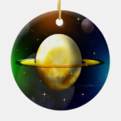 Zonnesysteemversiering Keramisch Ornament (Achterkant)