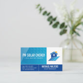 Zonnetechnische Logo Visitekaartje (Staand voorkant)
