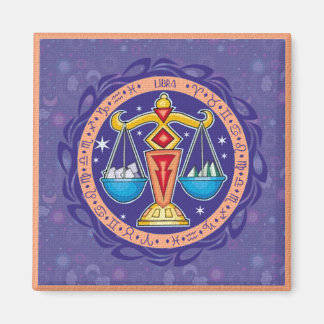 Zonneteken Weegschaal Magneet