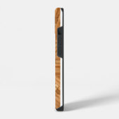 Zonneterras - Houten Zonneburst Mozaïek iPhone Hoesje (Linkerkant)