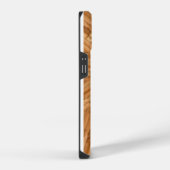 Zonneterras - Houten Zonneburst Mozaïek iPhone Hoesje (Rechterkant)