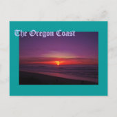 Zonnetijd aan de kust van Oregon Briefkaart (Voorkant)