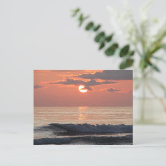 Zonnetijd aan de kust van Oregon Briefkaart (Staand voorkant)