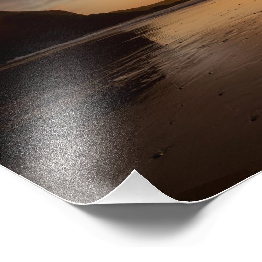 Zonnetijd aan de kust van Oregon Foto Afdruk (Hoek)